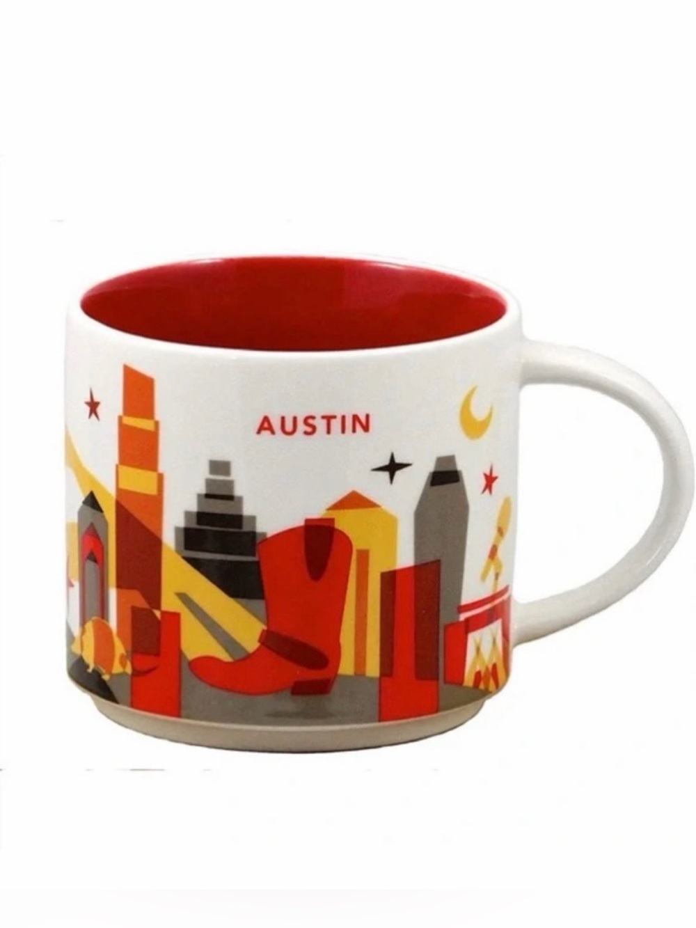 Starbucks AUSTIN You Are Here Coffee Mug Cup